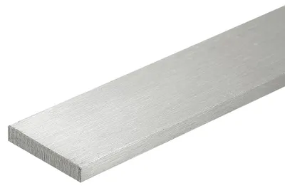 Edelstahlplatte 316L, 300x25x4 mm, gebürstet, 1 Stück