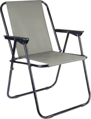 Produktbild von Kondela Riston Camping Klappstuhl - Hellgrau / Schwarz