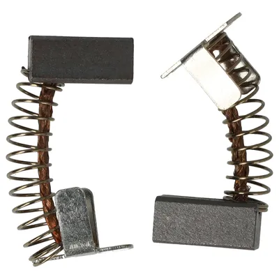 Produktbild von vhbw 2x Kohlebürste 12 x 6 x 5,5 mm kompatibel mit Bosch GDX 18V-LI (3 601 JB8 100) Akku-Schlagschrauber + Feder, Dunkelgrau