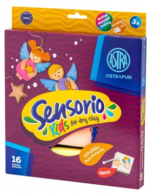 Zdjęcie produktu dla Astra Masa Plastyczna Astrafun Sensorio Kids Mix 16 Kolorów