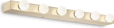Obrázok produktu pre Moderné nástenné svietidlo Prive' Brass Metal 6 svetiel E14