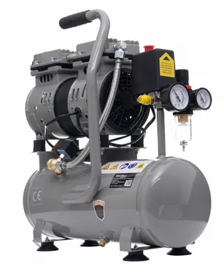 Produktbild von Kraft&Dele  Druckluft Kompressor 9L 8 BAR 550W Ölfrei Luftkompressor 2 Kolben Flüsterkompressor Abschaltautomatik