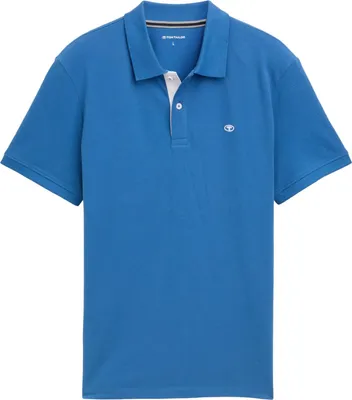 Produktbild von TOM TAILOR Polo Shirt mit Logostickerei BASIC POLO WITH CONTRAST Größe: L
