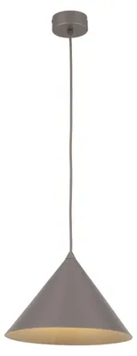 Produktbild von Pendelleuchte Metall E27 rund Ø 26 cm H: max. 155 cm Braun Modern