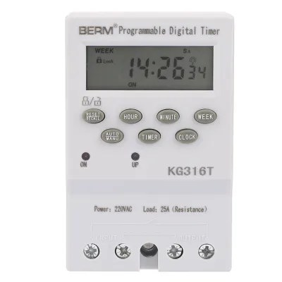 Obrázok produktu pre KG316T 220V Mikropočítačový časovač Programovateľný automatický digitálny časovač