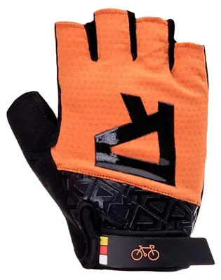 Image de Radvik - Gants sans doigts "Hilder" IG3544 (Taille M) (Orange clair/Noir)