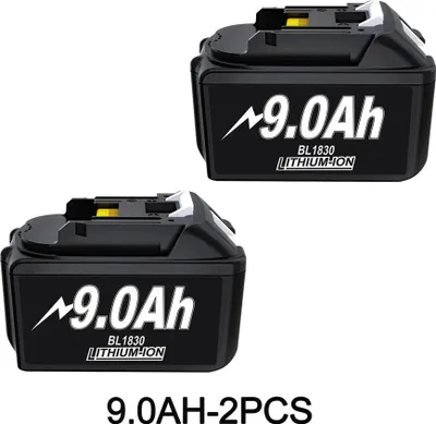 Produktbild von Akku kompatibel mit Makita 18V LXT, Li-Ion 18650, Gold, ersetzt BL1830/BL1860/BL1890 LXT400