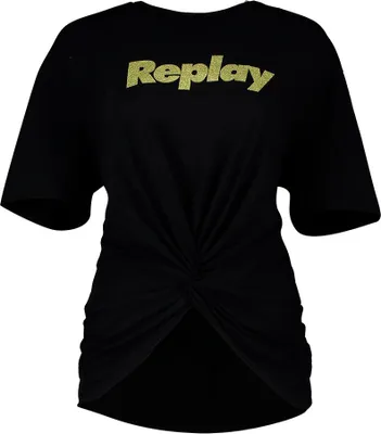 Produktbild von Replay W3559 Kurzarm-t-shirt Schwarz 2XS Frau Schwarz 2XS