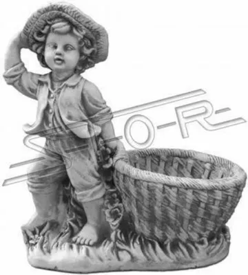 Produktbild von Blumenkübel Pflanz Kübel Dekoration Figur Blumentöpfe Garten Vasen Gefäss 101141