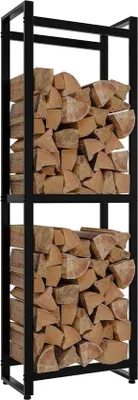 Produktbild von Holzlagerregal für Innen - Schwarz Metall