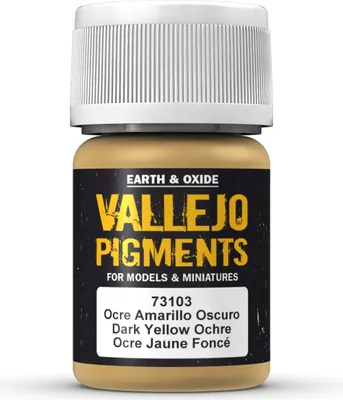 Vallejo 30ml Pigments Dark Yellow Ocre  73103