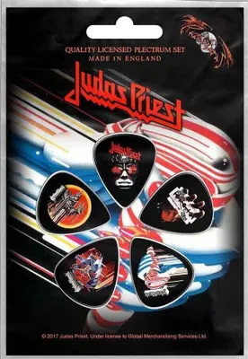 Produktbild von Judas Priest Gitarren Plektrum (5er Plek Set)