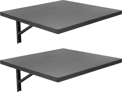 Image de Banc de travail pliant, design mural, capacité de charge 230 kg, noir