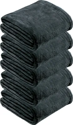 Produktbild von REDBEST Wohndecke 5er-Pack Amarillo" anthrazit 130x180 cm"
