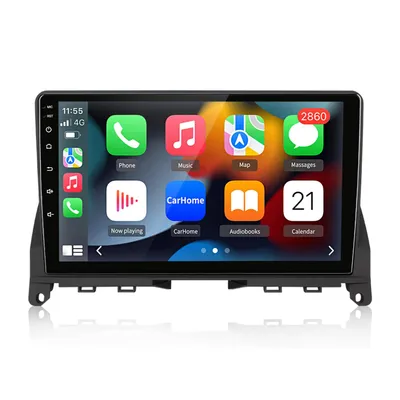 Immagine prodotto di Carplay 2+64G 9'' Autoradio Android13 GPS NAVI Adatto per Benz Classe C 3 W204 2006-2011  WIFI BT RDS DSP DAB+