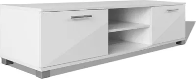 Produktbild von vidaXL TV-Schrank Hochglanz-Weiß 120x40,5x35 cm