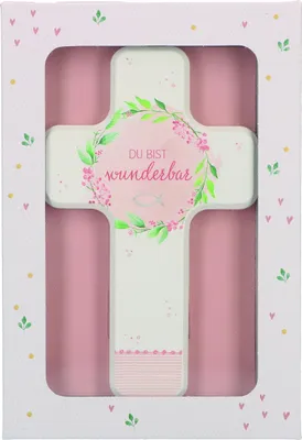 Produktbild von Du bist wunderbar - Kinderholzkreuz