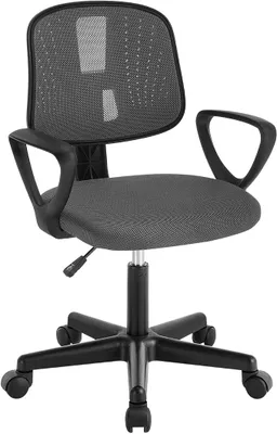 Imagen del producto de Silla de escritorio para niños, silla ergonómica para niños, color gris
