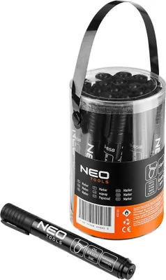 Produktbild von Baumarker, schwarz, permanent, wasserfest, auf Ölbasis, 20er-Packung.
