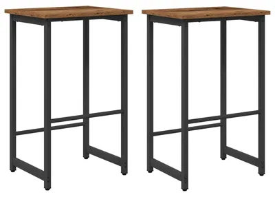 Immagine prodotto di Due sgabelli da bar. Legno di recupero. Dimensioni: 40 x 32 x 74 cm