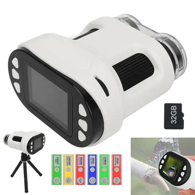 Produktbild von Kinder-Mikroskop,digitales Mikroskop,2,0"LCD-Display,1000x Vergrößerung, inkl.32GB Speicherkarte,klar & augenschonend,fördert Wissenschaftsinteresse