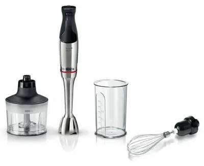Obrázok produktu pre Bosch Serie 6 MSM6M831, Prenosný mixér, 1,3 L, Drtenie ľadu, 0,14 m, 1200 W, Nerezová oceľ