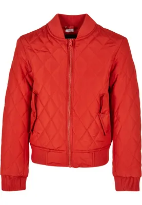 Image de Urban Classics Girls Diamond Quilt Nylon Jacket hugered - 110/116