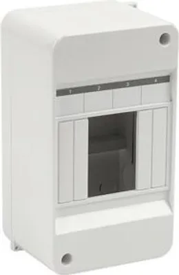 Zdjęcie produktu dla RNO-4 Rozdzielacz natynkowy 1x4 bez drzwiczek, IP30