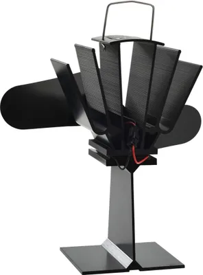 Obrázek produktu pro vidaXL Ventilátor na sporák s tepelným pohonem 2 lopatky černý