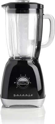 Produktbild von Gorenje B800RLBK Standmixer RetroLine Schwarz, 5 Geschwindigkeitsstufen, 1,8 L Fassungsvermögen, 800 W