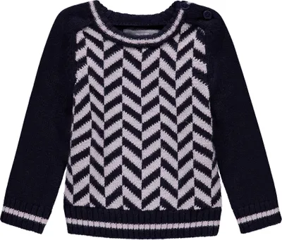 Produktbild von Marineblauer Langarmpullover für Jungen Kanz