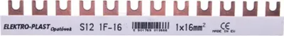 Immagine prodotto di Barra di collegamento 1P 80A 16mm2 Forcella (12 moduli) 1F S12 1F-10 45.121