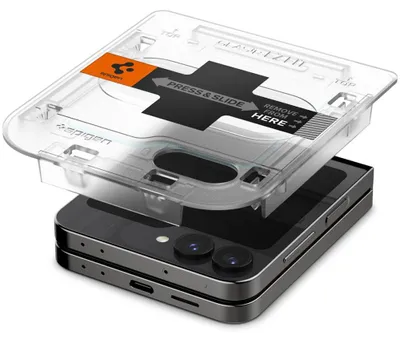 Produktbild von SPIGEN GLAS.TR EZ FIT 2er-Pack Sicherheitsglas Galaxy Z Flip 6 Klar