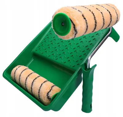 Productafbeelding van Professionele Verfrollerset Oranje - 25 cm - Voor Muren en Plafonds