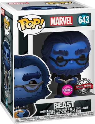 Produktbild von Marvel - Beast 643 Flocked Special Edition - Funko Pop! - Vinyl Figur