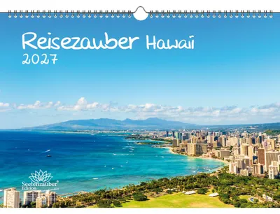 Produktbild von Reisezauber Hawaii DIN A3 Kalender für 2027 Amerika Honolulu Stadt Reise Land Urlaub - Seelenzauber