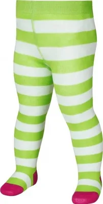 Produktbild von Playshoes Strumpfhose Blockringel, in grün/weiß, Größe 74/80