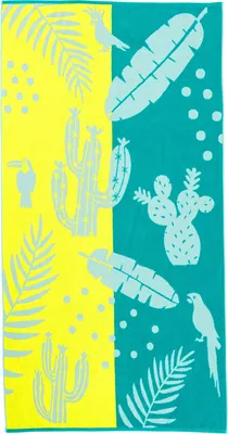 KAAT Amsterdam Strandtuch Lemon Drop Beach Towel Multi 100 x 180 cm