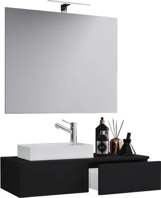 Image de Ensemble 3 pièces | Salle de bains avec miroir | Salle de bains avec miroir | Meubles de salle de bains - Gudas SP
