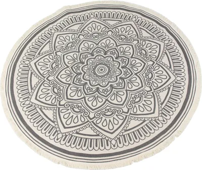 Produktbild von Teppich Mandala rund Ø 120cm – Läufer, Vorleger