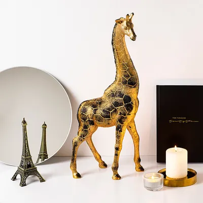 Zdjęcie produktu dla Evila Originals, Giraffe 1, przedmiot dekoracyjny, złoto, 20 x 8 x 45 cm