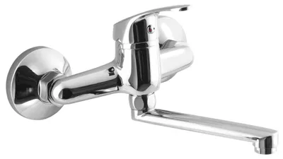 Produktbild von AQUALINE 35 Wandarmatur, flacher Auslauf 160mm, Chrom