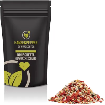 Image de 1 kg de mélange d'épices pour bruschetta, saveur méditerranéenne. Épices italiennes pour pâtes et sauces