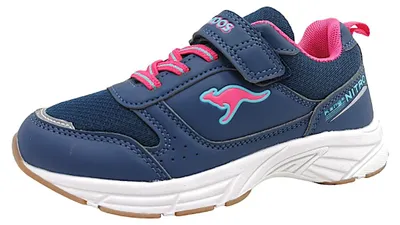 Image de Baskets de sport KangaRoos K-Ni Keno pour enfants, chaussures de course, couleur bleue, modèle décontracté