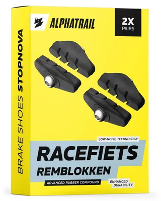 Image de Plaquettes de frein pour vélo de route, 50 mm, 2 paires pour freins sur jante