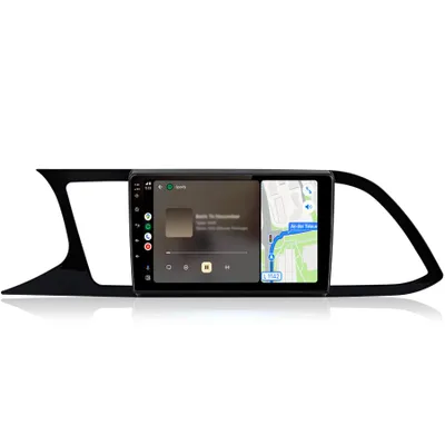 Immagine prodotto di Autoradio da 9 pollici 2+64 GB per Seat Leon 3 5F1 5F5 2012-2020 con CarPlay, sistema multimediale per auto, radio Android, navigatore GPS, Wi-Fi, Bluetooth, compatibile con DAB+ e RDS SWC