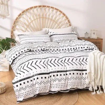 Obrázok produktu pre Luxusný obliečkový set na dvojposteľ v bohémskom štýle od Unyqoos s obliečkami na vankúše®