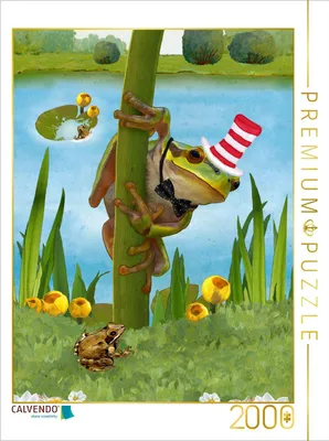 Produktbild von CALVENDO Puzzle Mein Frosch Fridolin | 2000 Teile Lege-Größe 90x67cm Foto-Puzzle für glückliche Stunden
