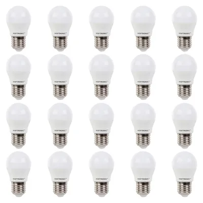 Produktbild von hoftronic LED E27 Glühbirne 4,8W 470lm 2700K G45 Ersetzt 40 Watt 20 Stück