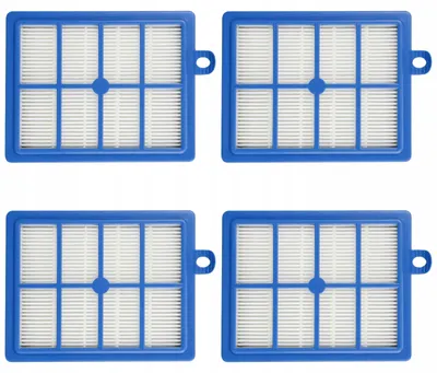 Obrázok produktu pre HEPA filter H13 pre vysávače značiek Philips, Electrolux a AEG - 4 kusy - náhradný filter - FC8031 / EFH13W
